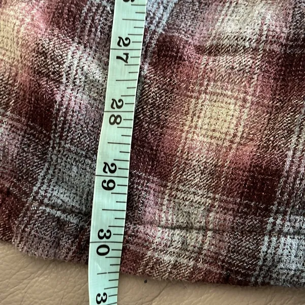 Free People Before I Let Go Plaid Romper Oversized Size Small - Image 8