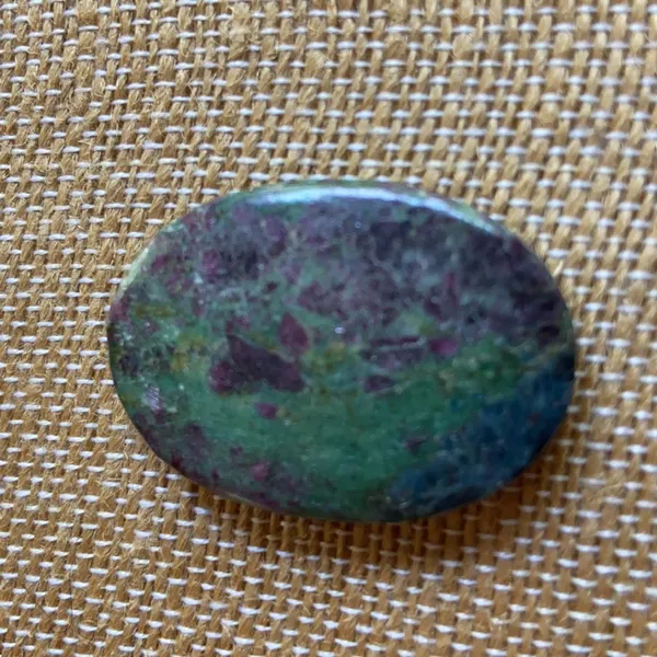 Ruby Zoisite (Anyolite) Drilled Pendant Green - Image 2