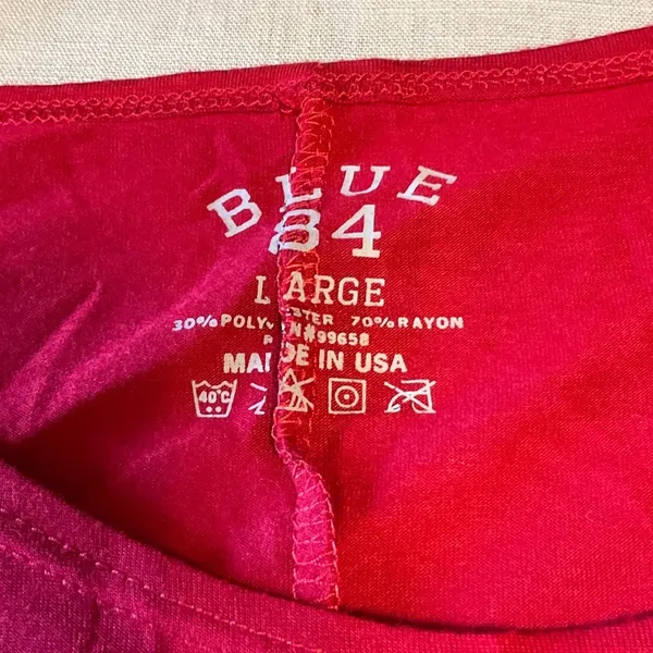 Blue 84 Women's Burgundy Long Sleeve Tee - Image 5