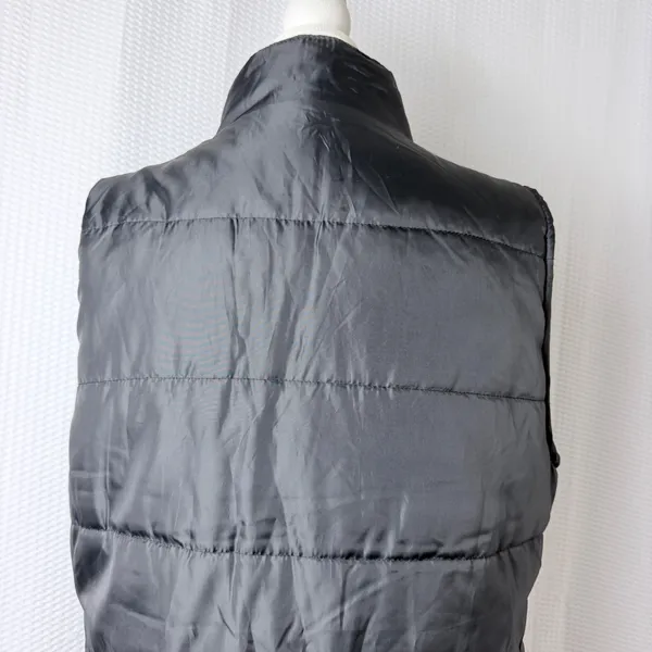 Jackson Hole Puffer Vest Women Large Black Quilted Full Zip Outdoor Hiking Layer - Image 9