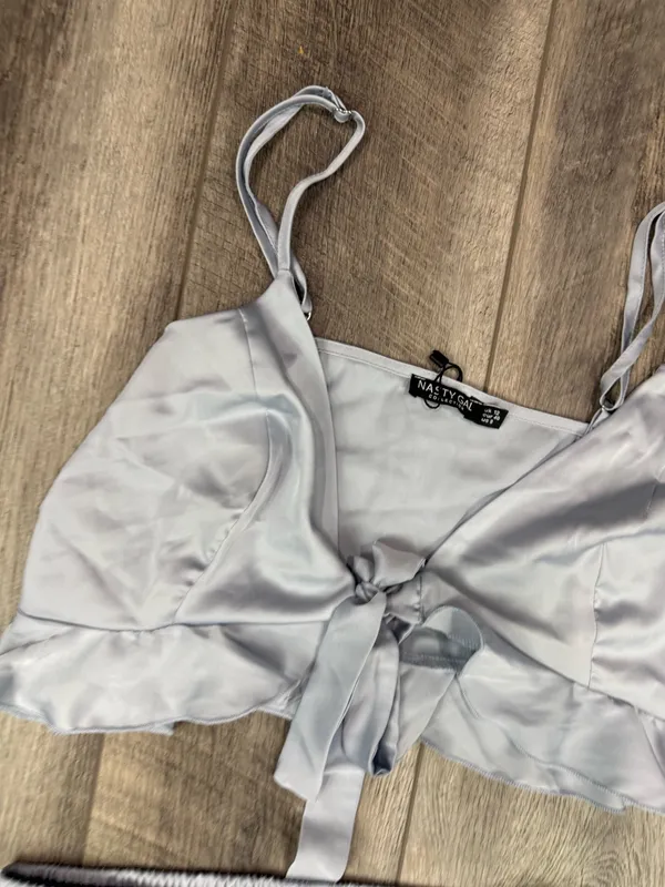 Nasty Gal Blue PJ Set - Image 5