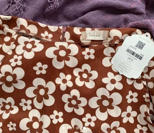 Altar'd State vintage floral skirt - Image 4