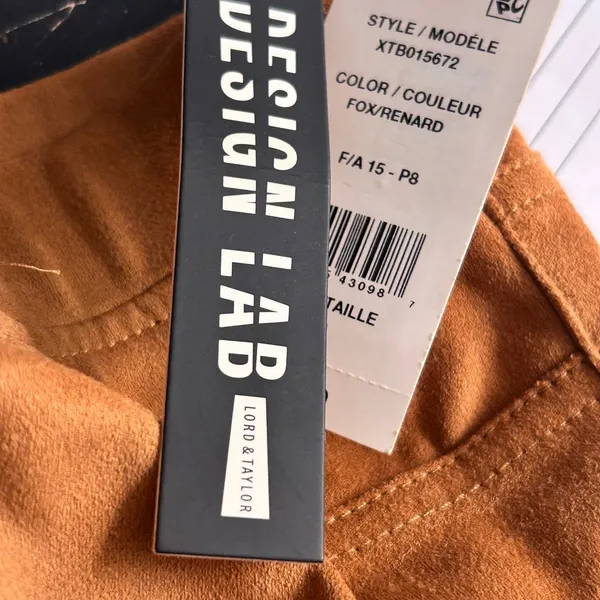 Design Lab x‎ Lord And Taylor Flare Pants Brown Medium - Image 10