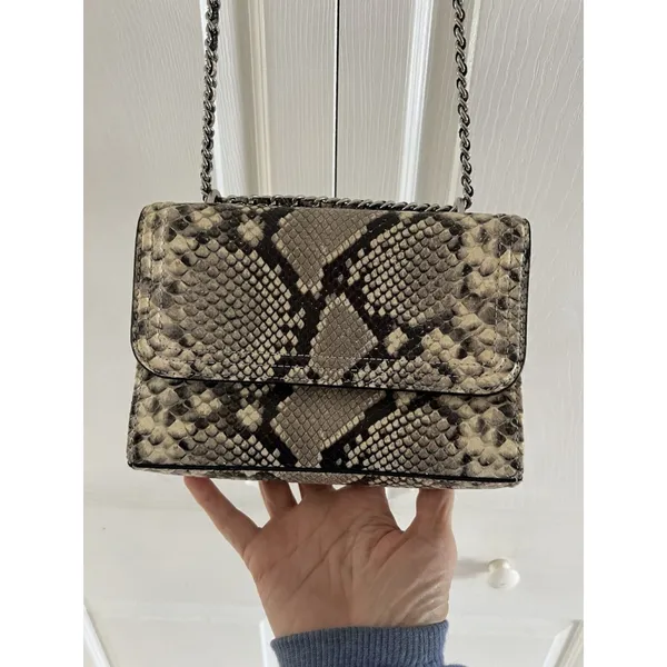 Tory Burch Python‎ Fleming Small Shoulder Bag - Image 5