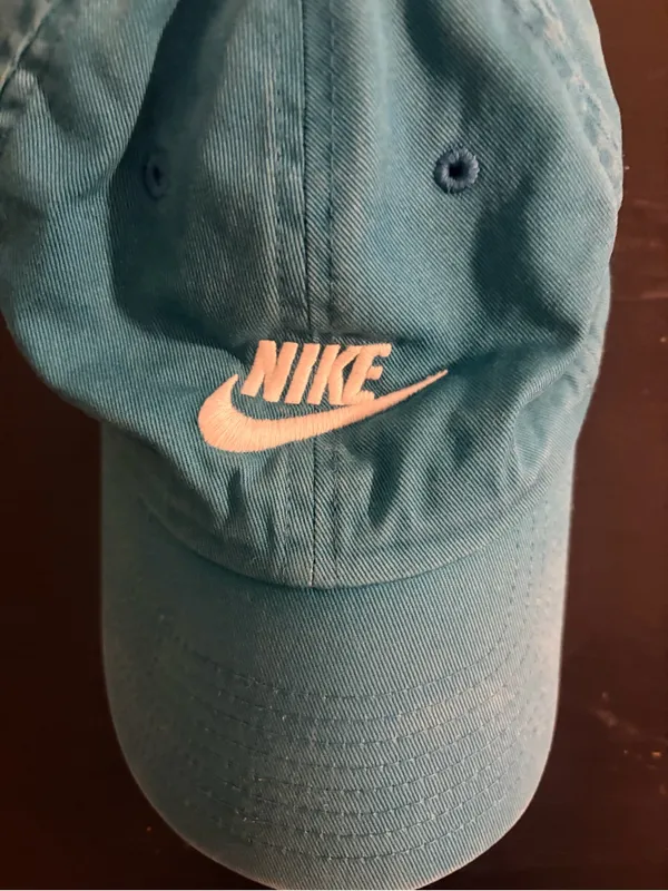 Nike Teal Baseball Cap with White Logo - Image 2