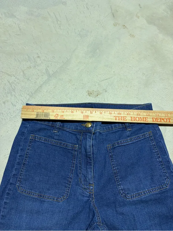 J. Crew Wide Leg Women's Jeans Blue 25 - Image 3