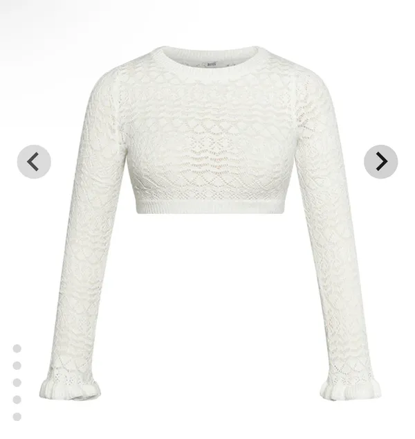 Beginning Boutique Embroidered Knit Top - Image 4