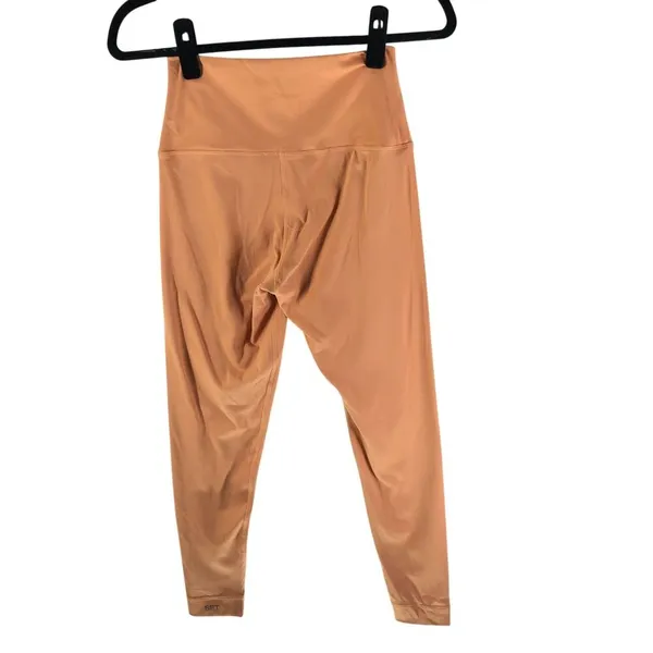 Set Active Womens Leggings Sportbody High Rise Peach Orange M - Image 2