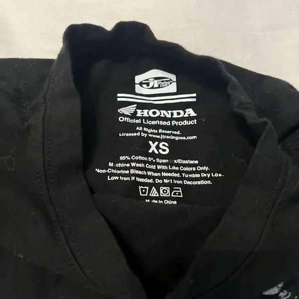 Ross Honda Motorcycle Baby tee - Image 3