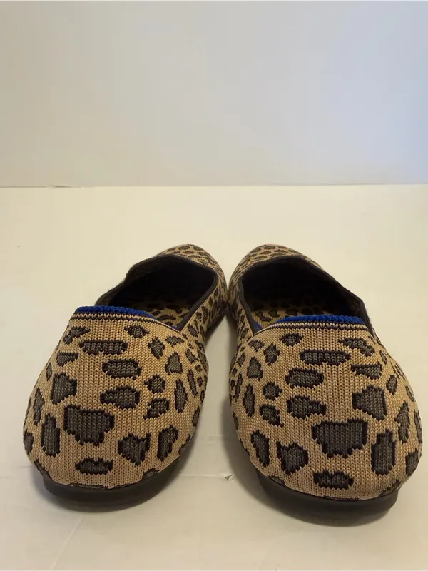 Rothys Spotted Leopard Print Loafers Slip On Round Toe Animal size 9.5 - Image 5
