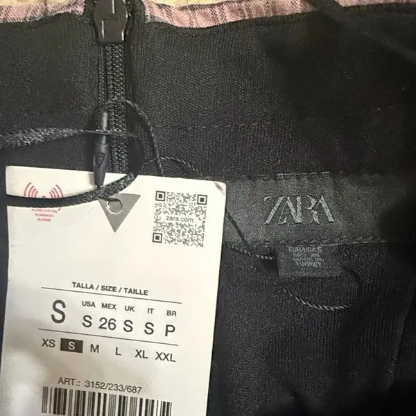 Zara Gingham Print Strapless Mini Dress(Size Small) - Image 12