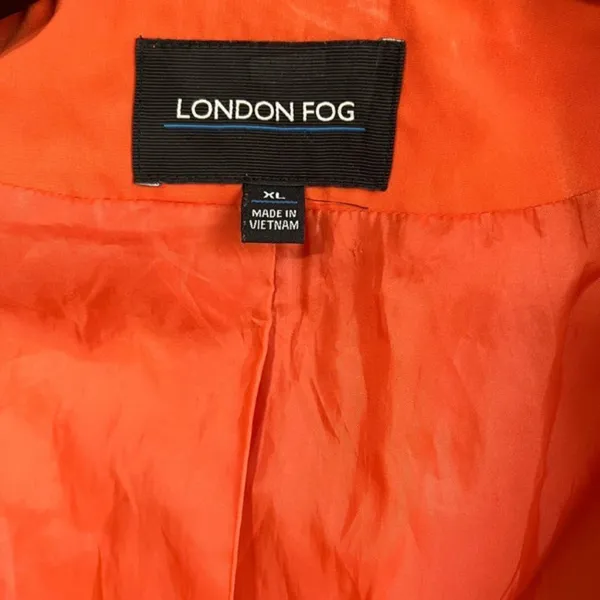 London Fog XL orange coat‎ - Image 7