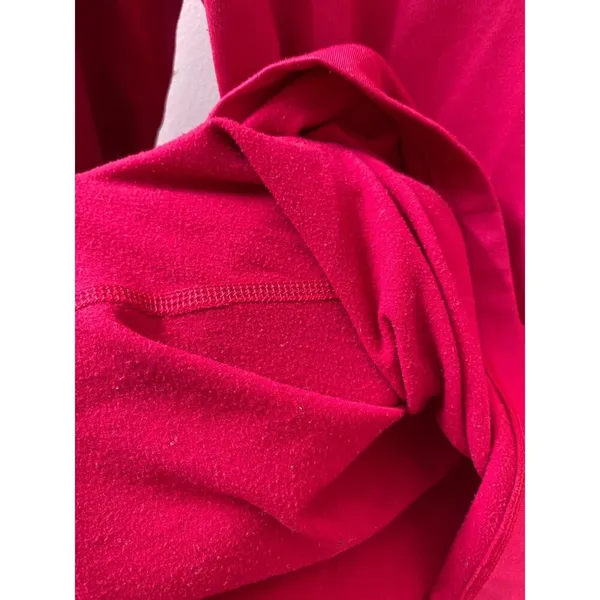 NIKE DRI-FIT Pink Long Sleeve Turtleneck Shirt Top Sz L Fuchsia Thumb Hole - Image 7