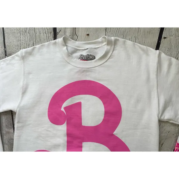 Barbie Mattel Logo Pullover Sweatshirt NWT! - Image 11