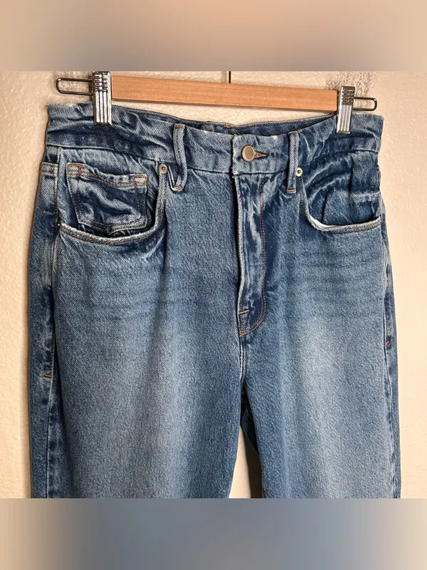 Good American Good Vintage Jagged Hem jeans 8/29 - Image 3