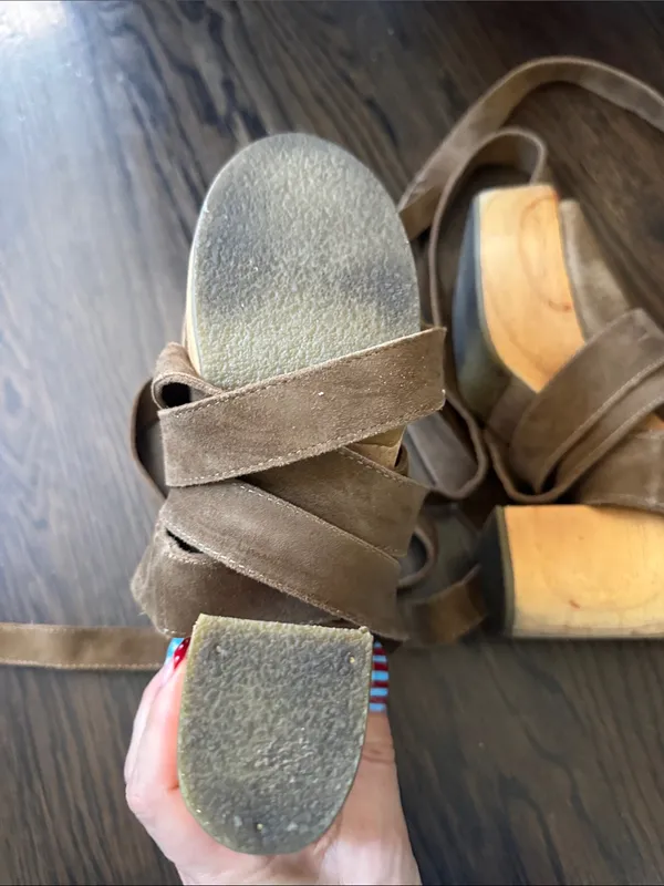 Free People touch the sky wrap clog - Image 6