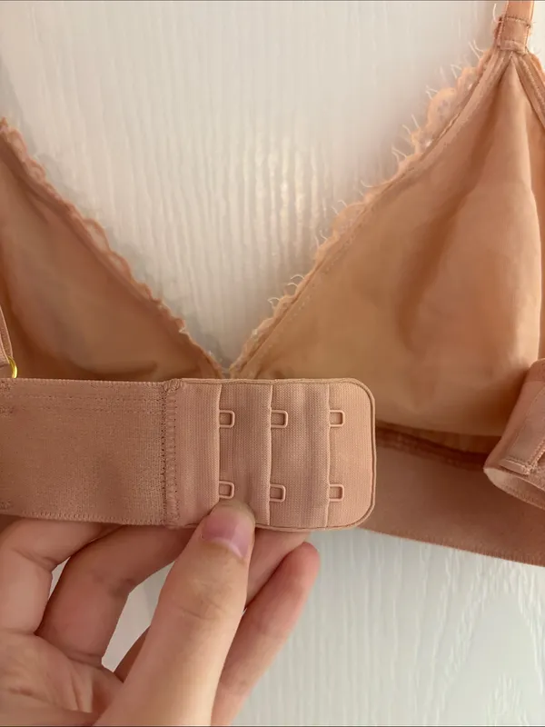 PEPPER everyday lace bralette size medium Tan - Image 6