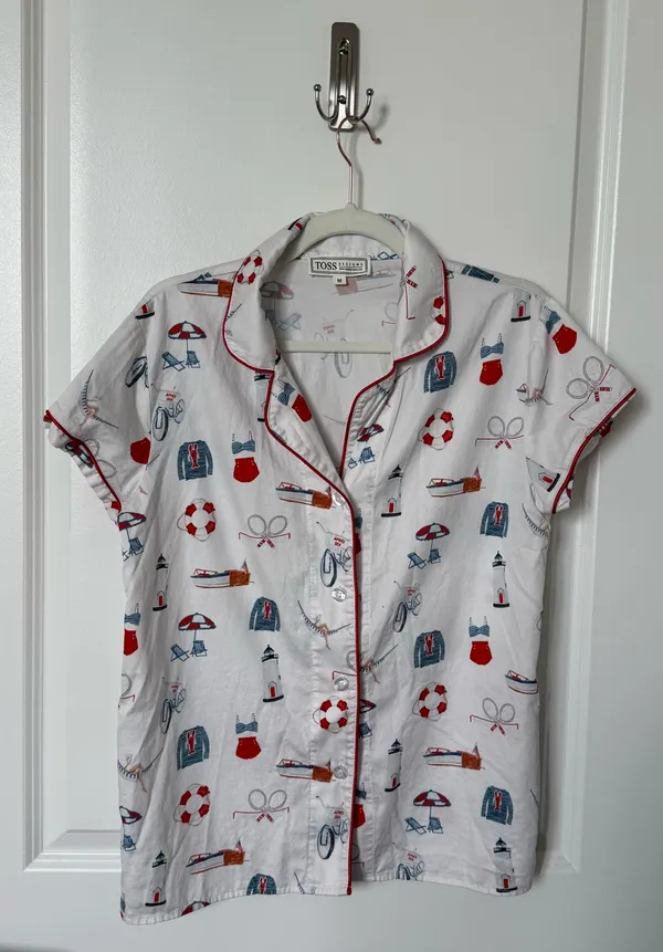 TOSS Designs Lounge Pajama Shorts Medium - Apres Sea - Image 3
