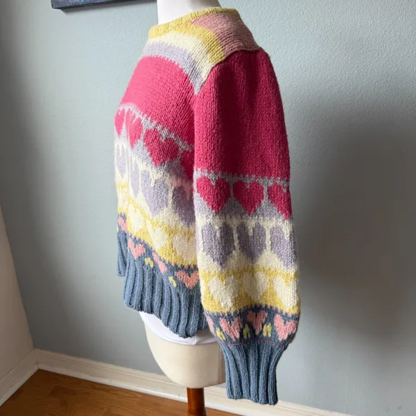 LoveShackFancy Shirelle Wool Sweater Size Medium - Image 5