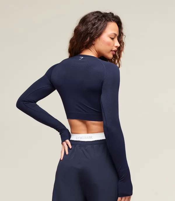 Gymshark Long Sleeve Vital Crop Top - Image 3