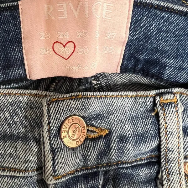 Revice Star Butt Jeans‎ Womens 29/US 8 Blue Denim Distressed High Rise Stretch - Image 5