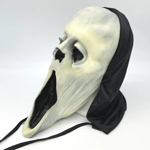 Paper Magic Group Halloween Scream Mask Vintage 2003 Hooded Skull Ghoul Adult - Image 4