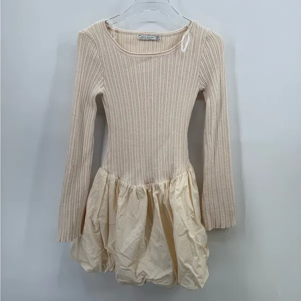 Anthropologie‎ mon renn Elemental Knit Combo Mini Dress size medium - Image 4