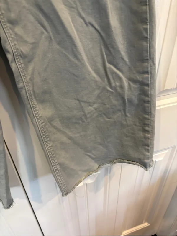 Mica green/gray wide leg crops size 29 - Image 4
