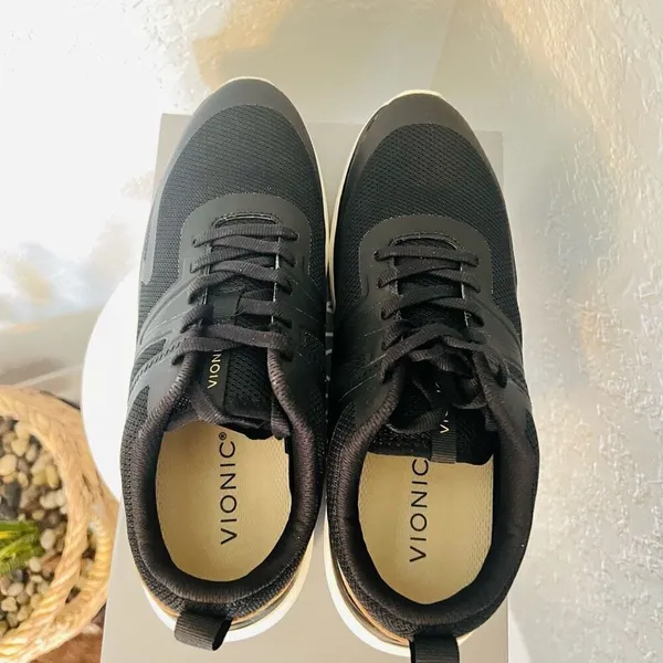 VIONIC Leyo Sneaker Orthotic Comfort Cushioned Tennis Shoes, Black,‎ Size 9, NWT - Image 7