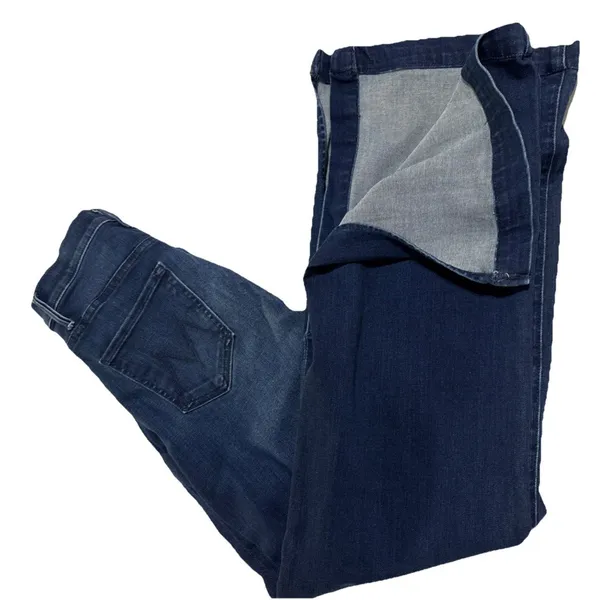 Mother Jeans The Hustler Sidewinder Tongue And Chic High Waisted 27 X 29 - Image 4