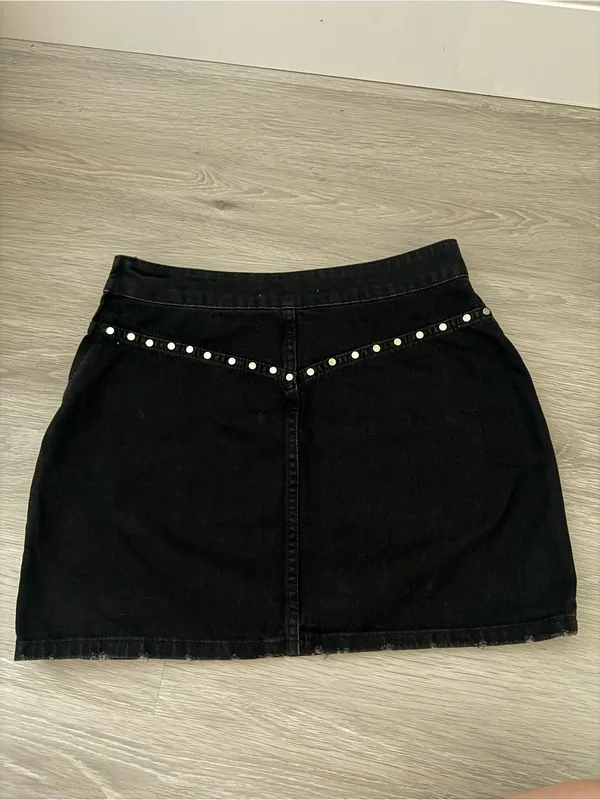 Rare Zara 100% Cotton Denim mini skirt - Image 4
