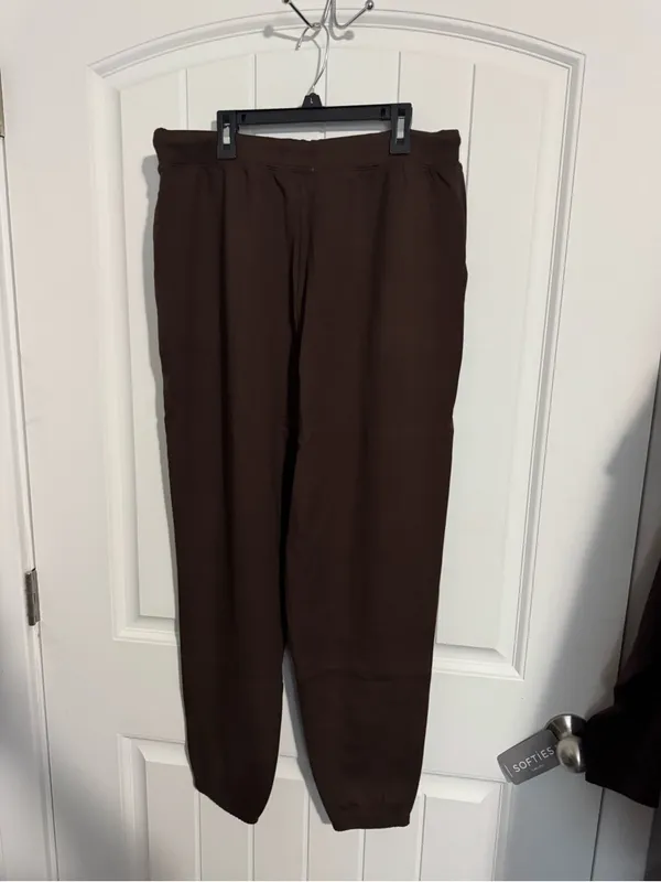 Softies DreamTech Oversize Hoodie Lounge Set Espresso Large New - Image 7