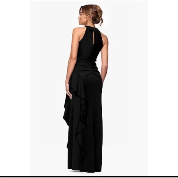 Xscape Women's Evening Bodycon Dress Black 14 Petite - Image 3