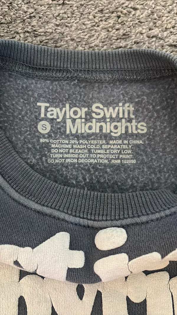 Taylor Swift Midnights Crewneck - S - Image 8