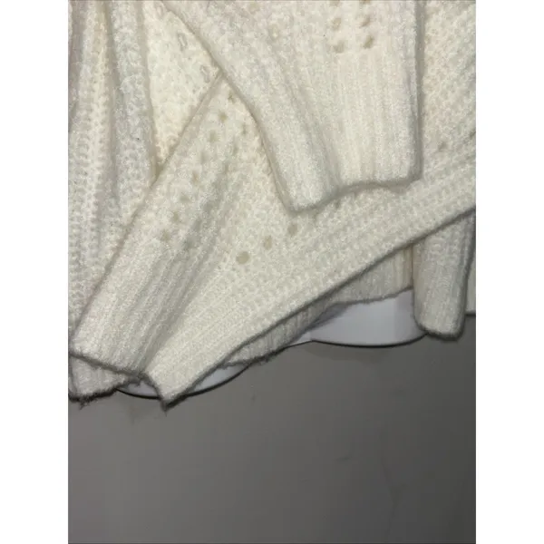 Sugarlips Womens Sz M Chunky Knit Puff Sleeve Sweater EUC - Image 12