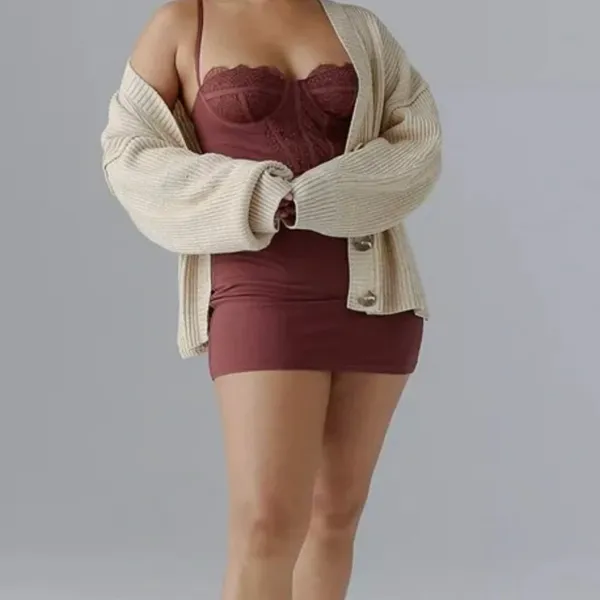 Urban Outfitters Brenna Mesh Bustier‎ Mini Dress - Image 3