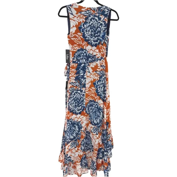 NWT Lulus Desert Trip Floral High-Low‎ Sleeveless Wrap Dress Size XS Feminine - Image 6