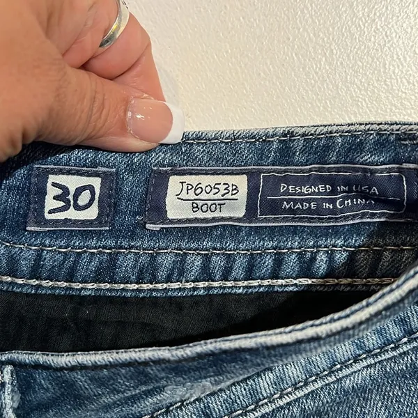 Miss me, jeans women’s boot cut size 30 hemmed - Image 15