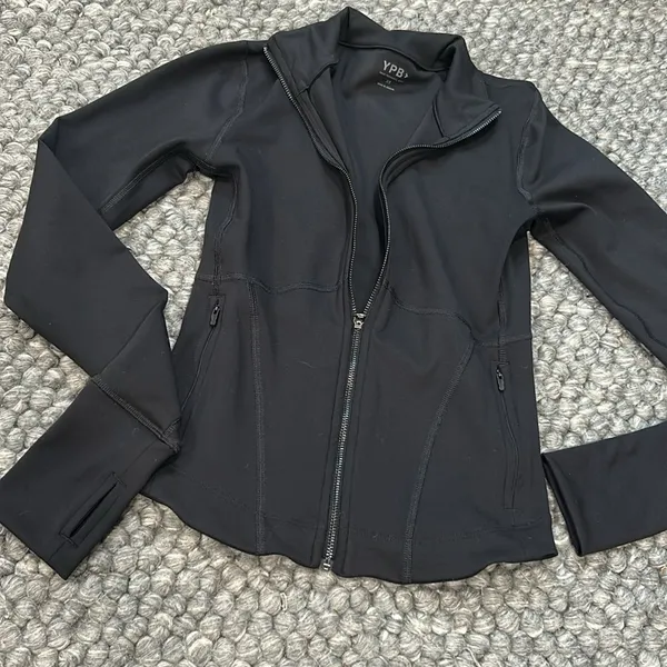 YPB Atheltic Full Zip Women's Black Workout Jacket Size XS - Image 6