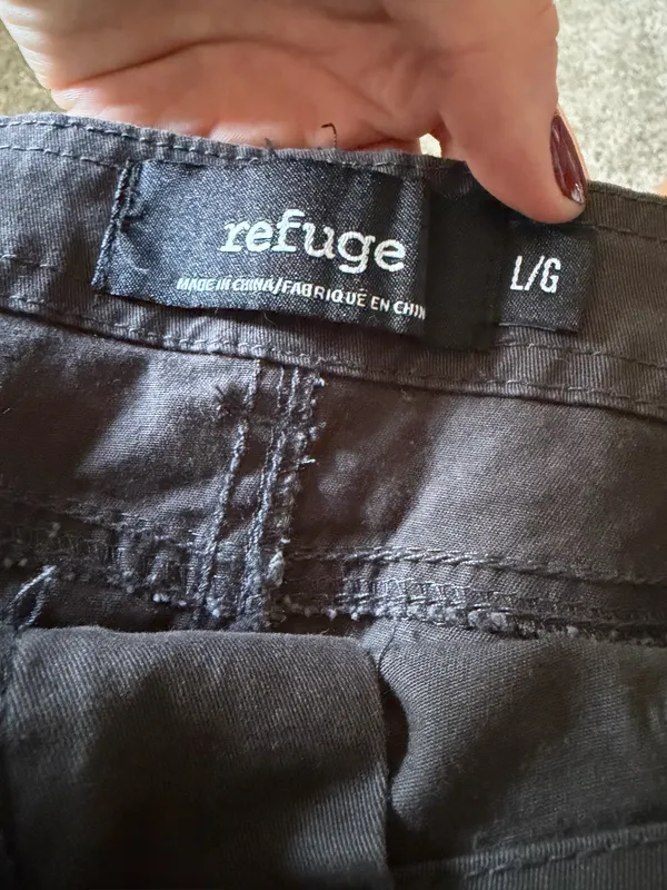 Refuge Cargo Skirt Grey Mini - Image 3