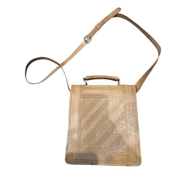 Handmade‎ Purse Bag Leather/Cross Body Shoulder - Image 5