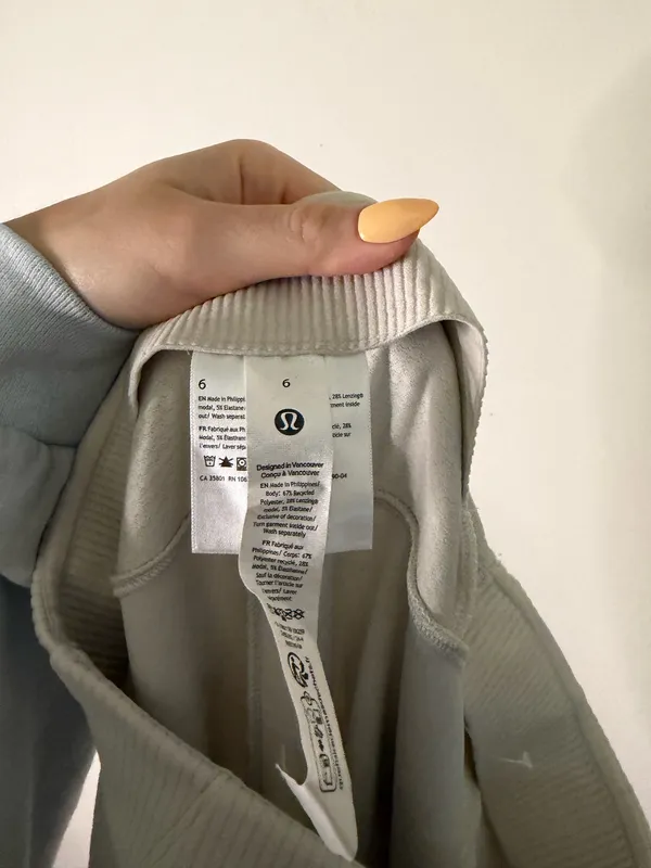 Lululemon Athletica Cream Straight Leg Pants - Image 4