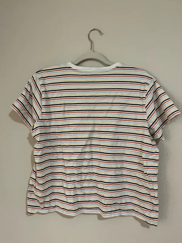 LL Bean Striped Short Sleeve Shirt - Image 4