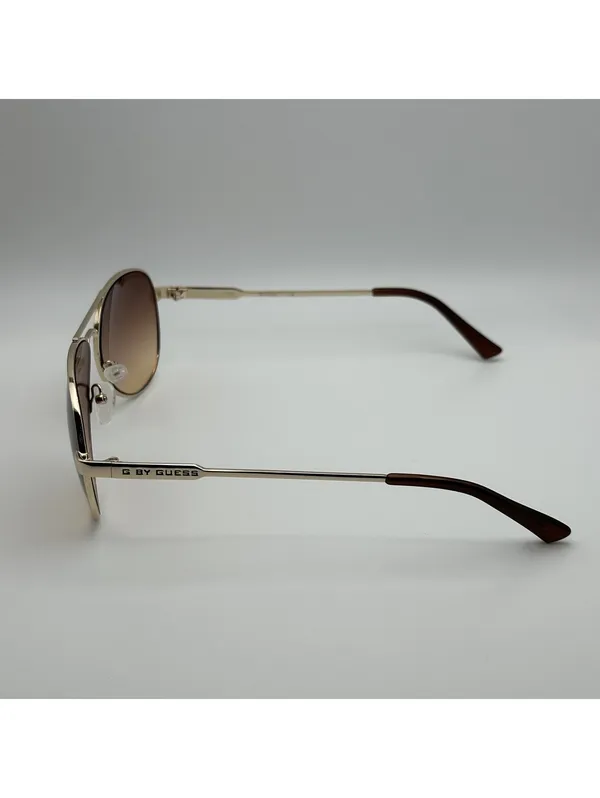 G by Guess Aviator Sunglasses with Gradient Brown Lenses - Image 5