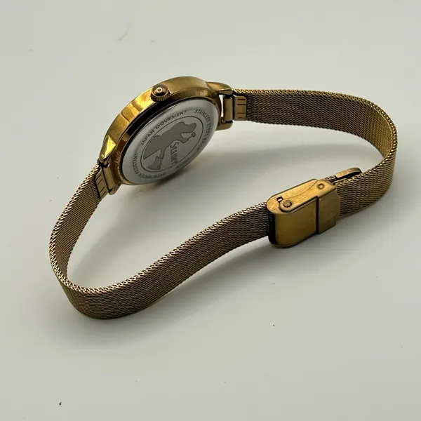 Stauer Gold-tone Swirling Stunner Crystal Bezel Women's Watch Working - Image 7