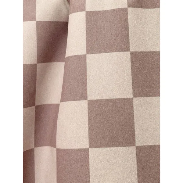 NWT Albion Cher Skirt Medium Brown Checkers Jetsetter Travel Performance Stretch - Image 6