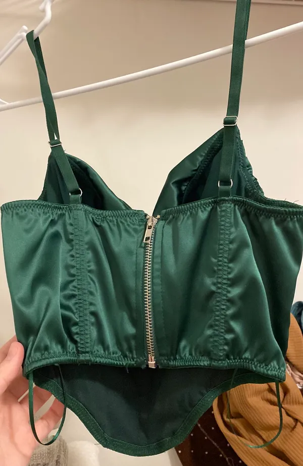 Urban Outfitters Corset Zipper Top - Image 2