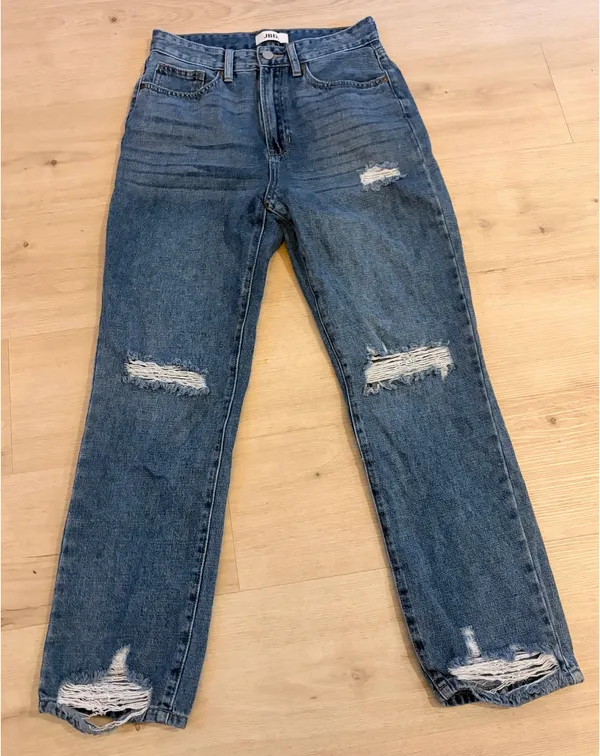 JBD Jeans Peyton Distressed High Rise Jeans - Image 3