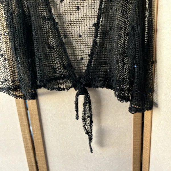 FINAL MARKDOWN Vejaiz Designs Black Knit cardigan small - Image 9