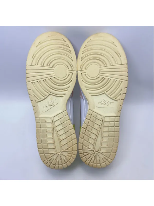 Women's Nike Dunk High Sneakers Size 9.5 White Yellow Pink Purple DD1869-108 - Image 7